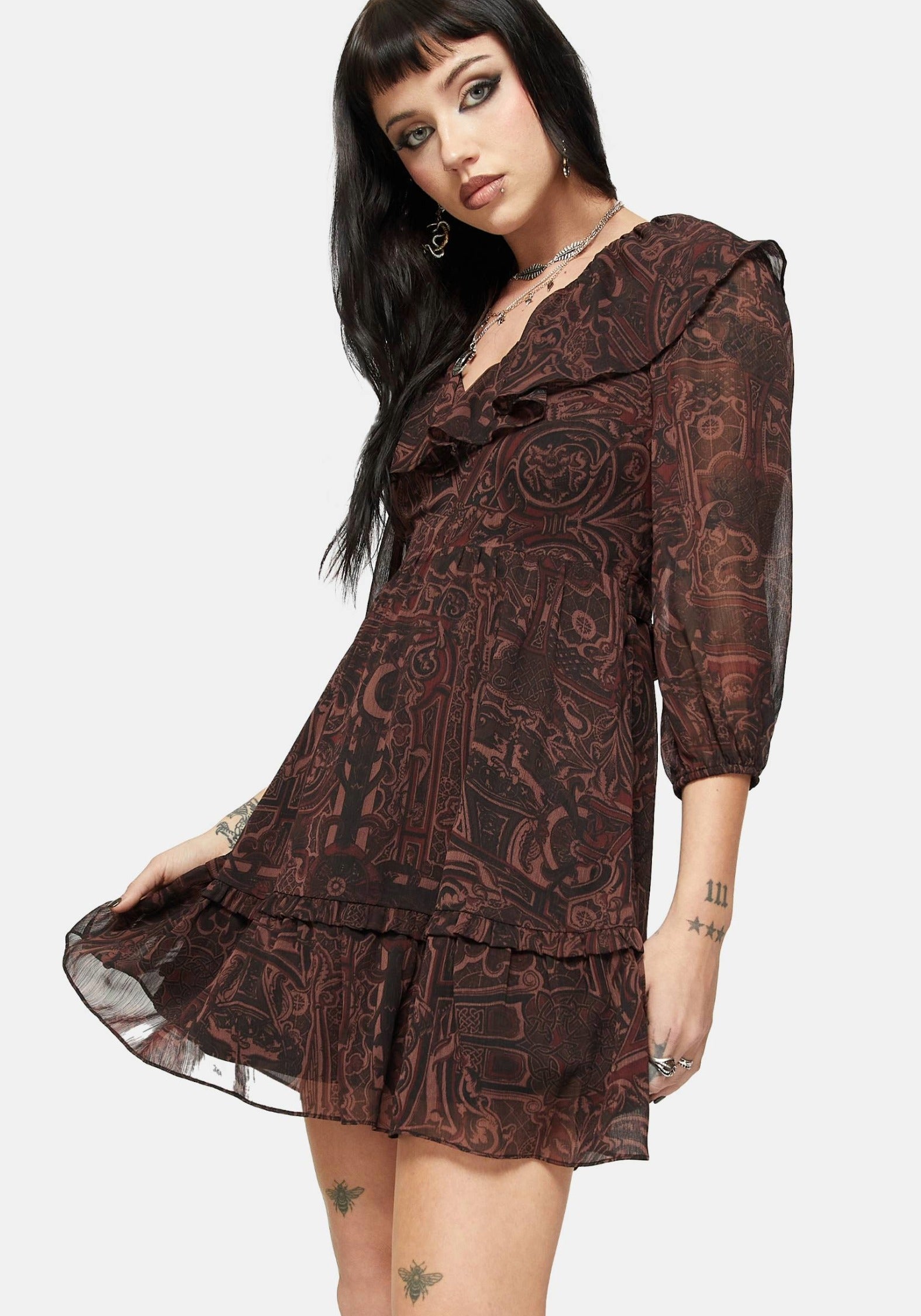 DR3787_KELLSPRINTEDTIEBACKFRILLMINIDRESS_1crop